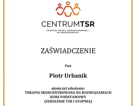 Szkolenie I Stopnia — Terapia Skoncentrowana na rozwiązaniach (TSR)